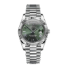 Seiko daydate roman dial Green